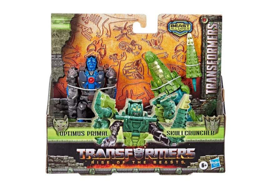 Figuras Transformers Rise of the Beasts Set de 2 / 6a+ / Surtido de 3 / Se venden por Separado