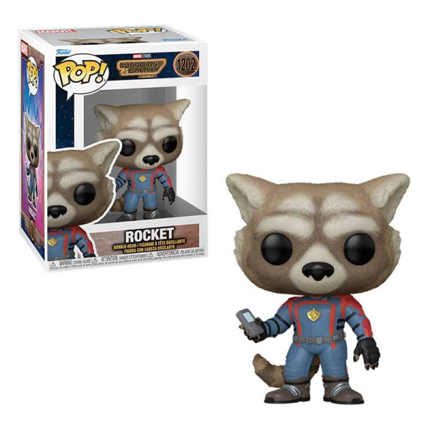 Figura Funko Pop! Guardianes de la Galaxia V.3 (1202) Rocket 3a+