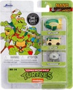 Carros Nano de Tortugas Ninja Hollywood Rides 4cm Set de 3 3a+