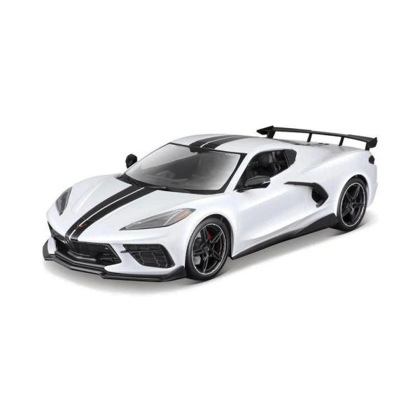 Carro Chevrolet Corvette Stingray Z51 SE2020 Blanco Esc:1:18 3a+ (314554)