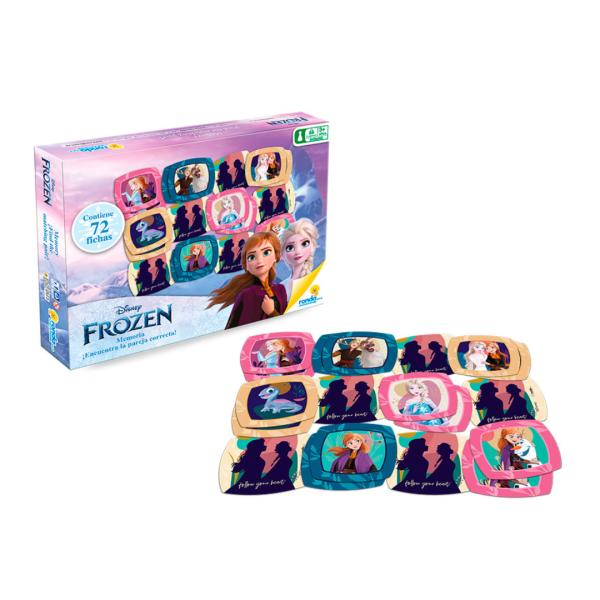 Juego de Memoria Disney Frozen 72Pzs 3a+