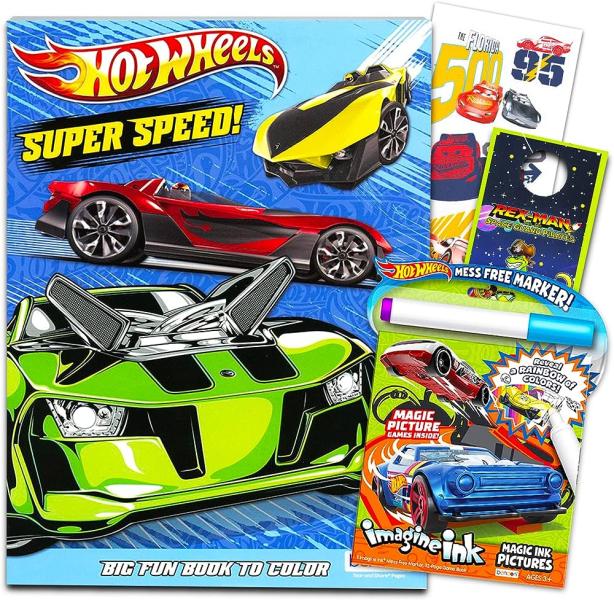 Hot Wheels Set de Libros de Actividades de 3a+