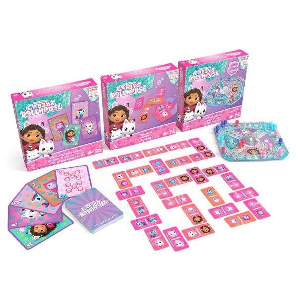 Set de 3 Juegos de Mesa de Gabby`s Dollhouse 4a+