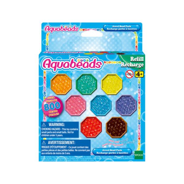 Paquete  de Cuentas de Agua Forma de Gemas  para Recarga 800Pzs 4a+