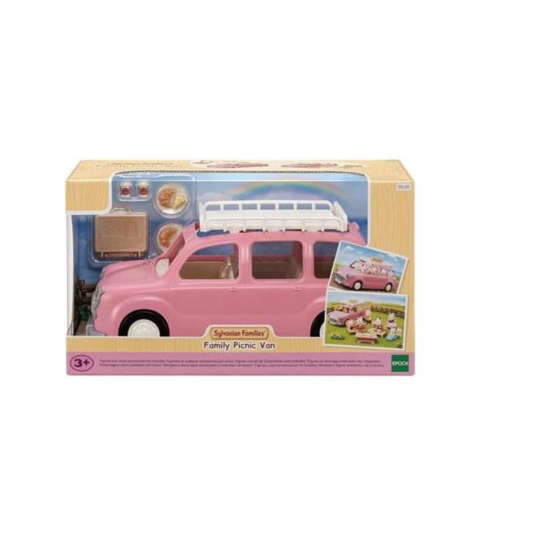 Familias Sylvanian Furgoneta de Picnic Familiar 3a+