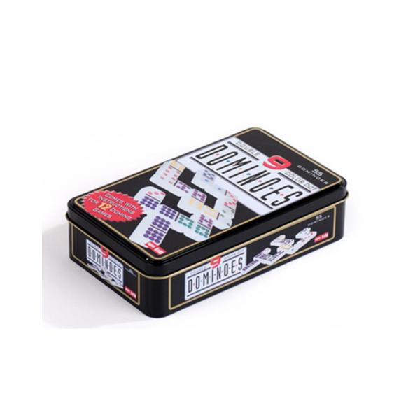 Juego de Dominó Doble 9 Caja Metálica