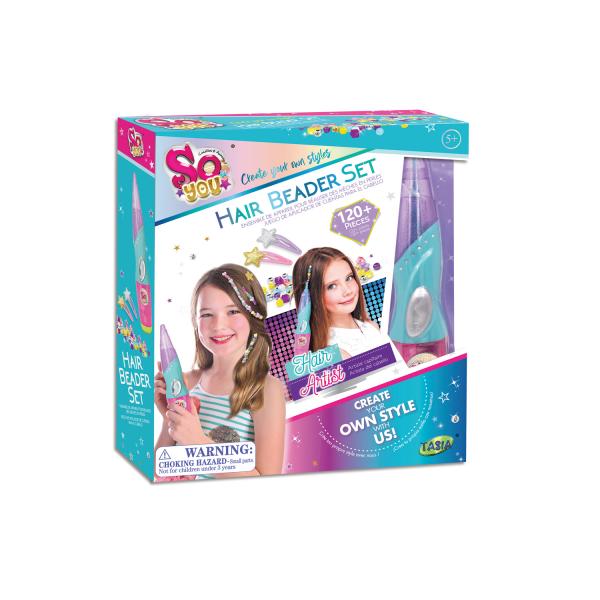 Juego Aplicador de Cuentas para el Cabello 120pzs 5a+