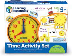 Juego de Aprendizaje Set de Actividades del Tiempo 5a+
