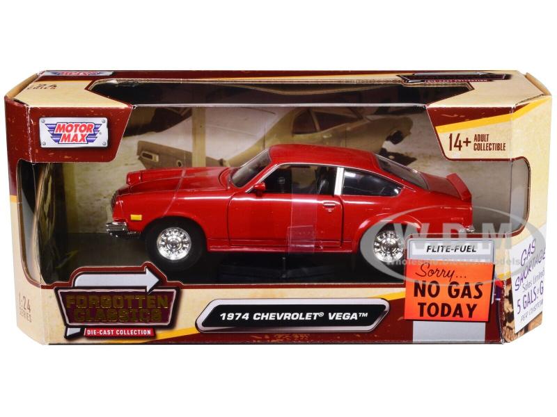 Carro 1:24 Chevrolet Vega 1974 Rojo 14a+