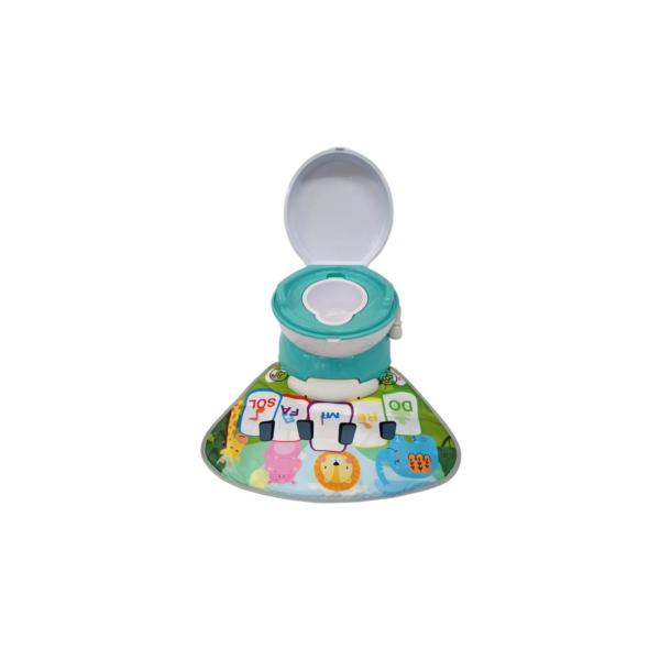 Inodoro 4en1 con Alfombra c/ Luz y Sonido 0m+ (Verde Agua)