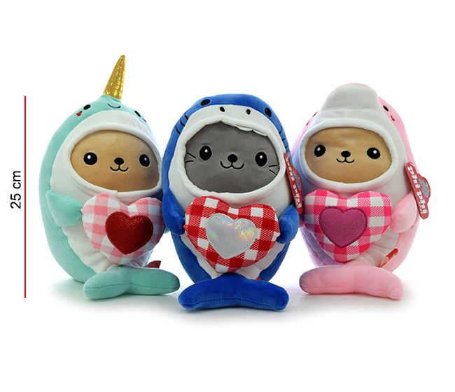 Peluches Disfraces Marinos 25cm 24m+ ( Surtido de 3 Se venden por Separado )