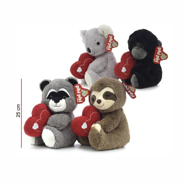 Peluches Animales de la Selva Surt/3 24m+