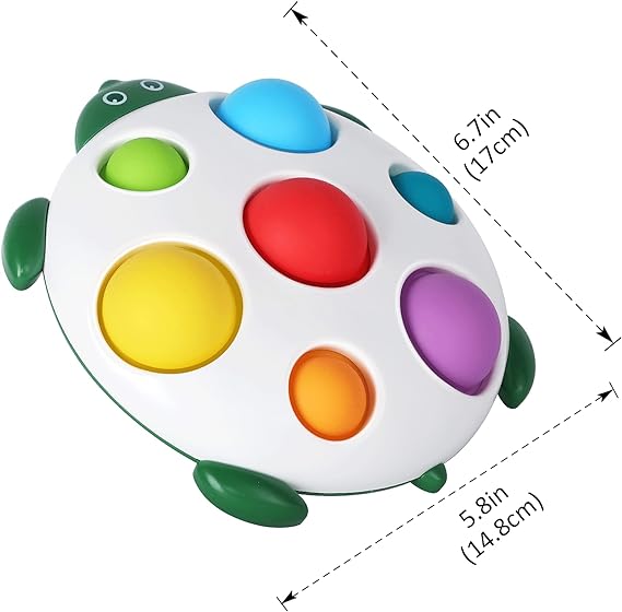 Tablero Toque de Pelotas en Forma de Tortuga 6m+ (450201)