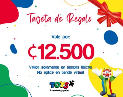 Tarjeta de Regalo ¢12500