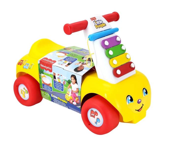 Carro Montable Aventura Musical Amarillo Little People 13 Años