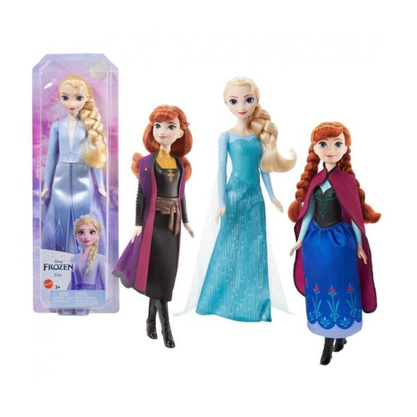 Muñeca Princesa Disney Frozen Anna y Elsa Surt/3  3a+( L47-48-50)