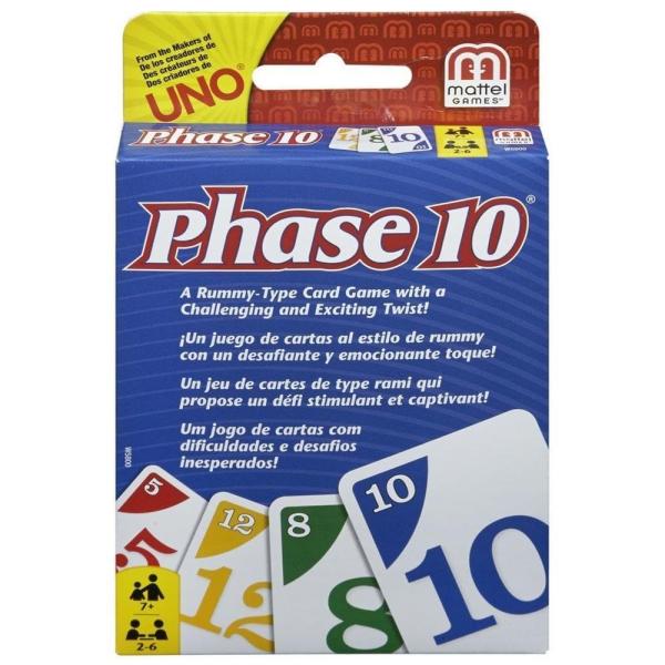 Mattel Games - Juego de Mesa Phase 10 7a+