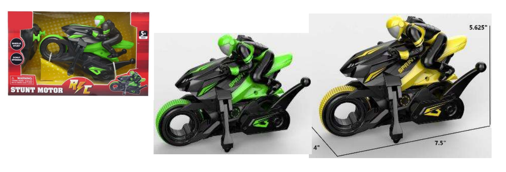 Motocicleta R/C Acrobacias Stunt Motor Surt/2 5a+