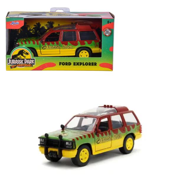 Carro Ford Explorer Jurassic Park 30th Aniversario Esc:1:32 Displ/6 8a+