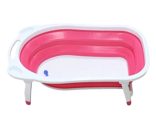 Tina Portátil Plegable Rosada  0-18m (001313)