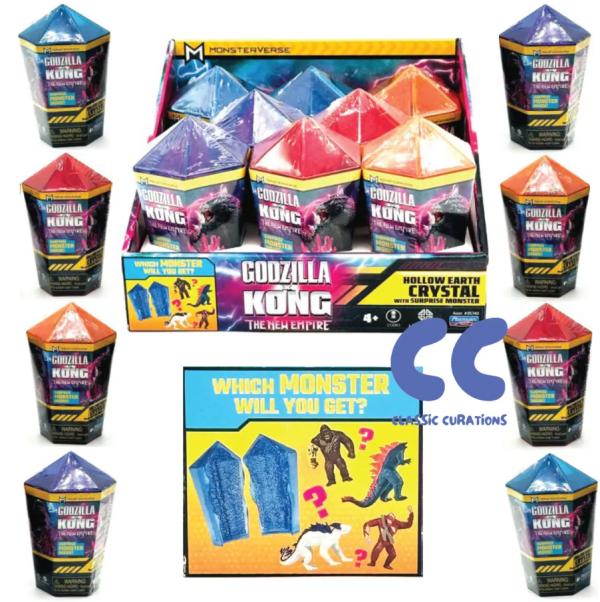 Figuras Sorpresas Godzilla Y Kong el Nuevo Imperio Displ/8 Surt/3 4a+