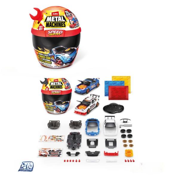 Carro Armable Metal Machines 37Pzs y 25 Sorpresas 4a+ ( Surtido de 3 - Se venden por separado)