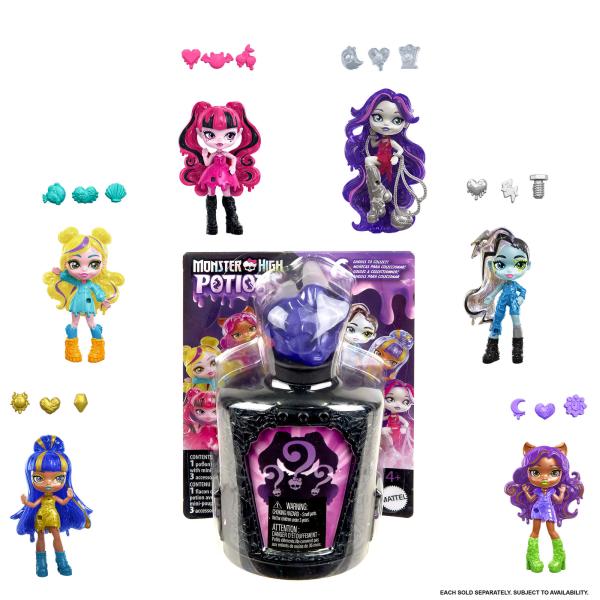 Muñeca Monster High Pociones Sorpresa 4a+