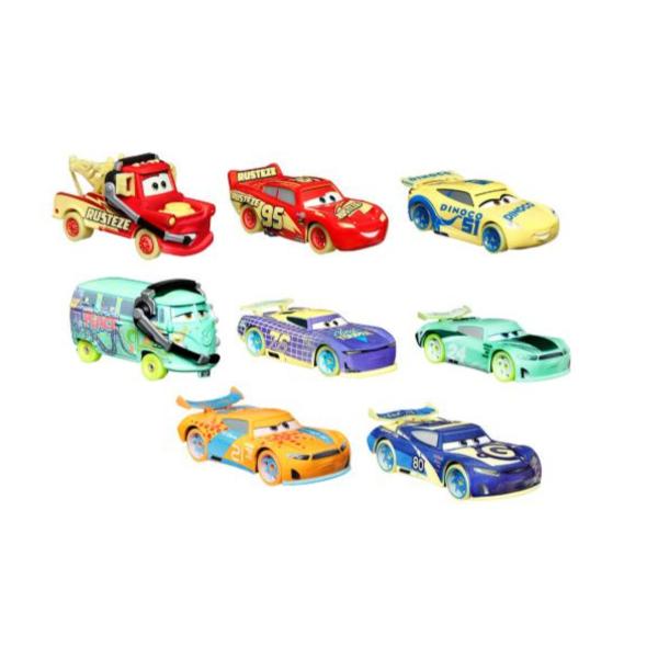Carros Disney Pixar Car Brillan en la Oscuridad 3a+ ( Surtido de 6 - Se venden por Separado )