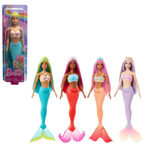 Muñeca Barbie Sirenas Surt/4 3a+