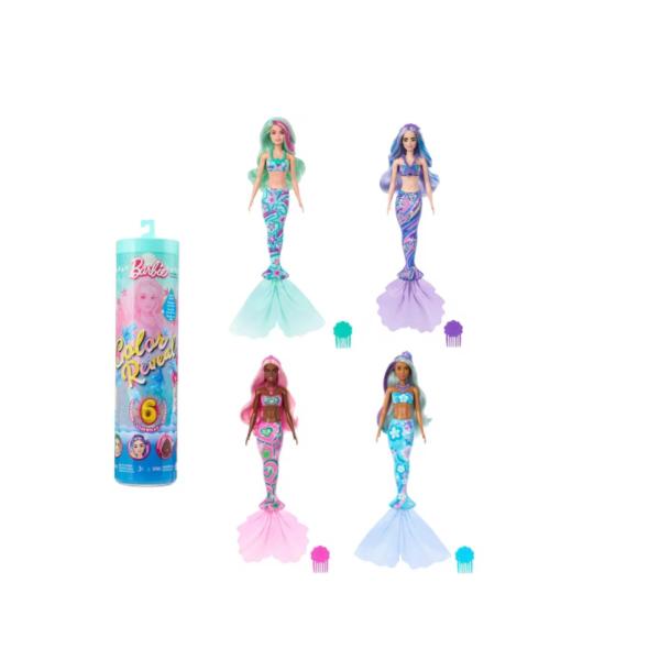 Muñeca Barbie Color Reveal Sirenas del Fondo del Mar 3a+ ( Se venden por Separado )