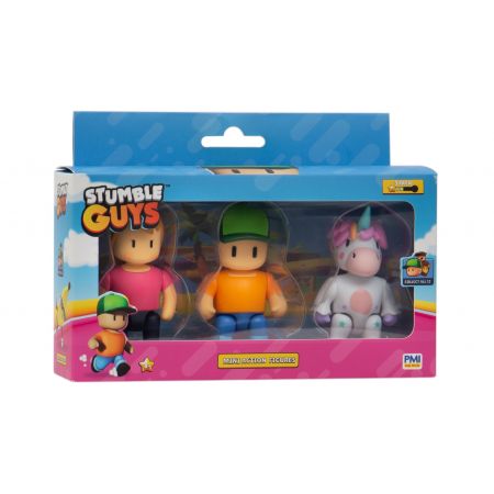 Figuras de Mini Accion Stumble Guys Set/3 Surt/2 8a+