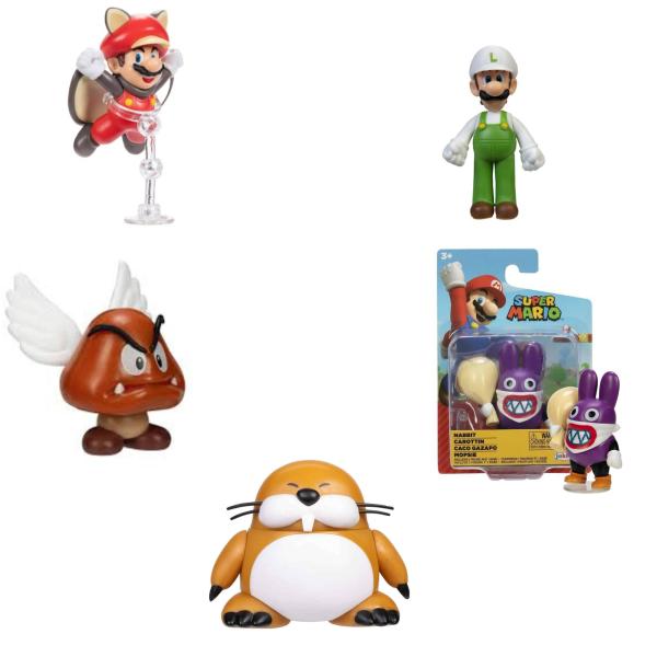 Figuras  Articuladas Super Mario  3a+  / Surtido 5 -  Se venden por separado