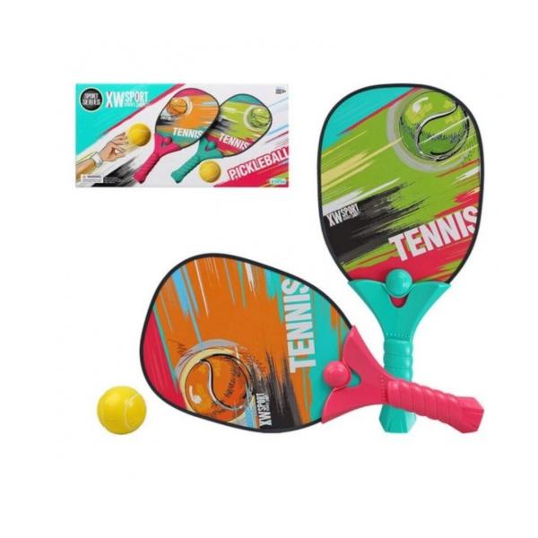 Set de 2 Raquetas Rosada con Verde 3a+ (456111)