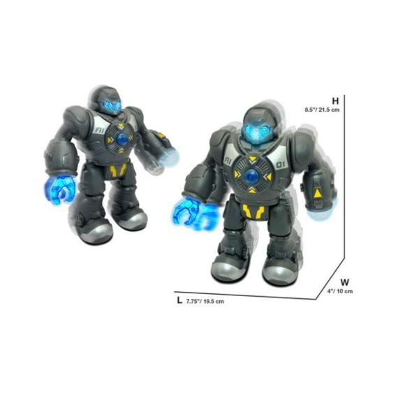 Robot con Movimiento Luz y Sonido Gris 3a+