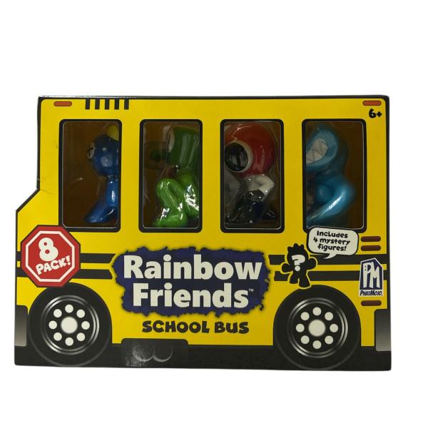 Figuras Rainbow Friends School Bus Set/8 6a+