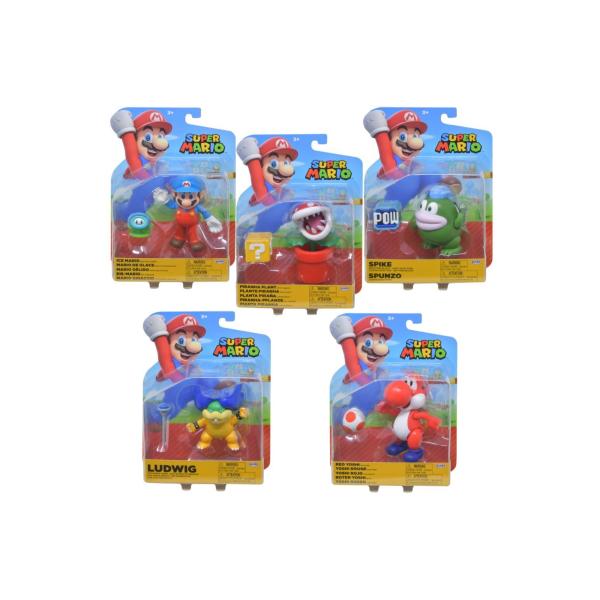 Figura Articuladas Super Mario con Accesorios Surt/5 3a+