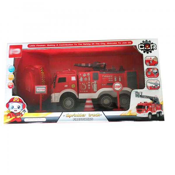 Camión de Bomberos Lanzador Agua en spray con Casco (442466)