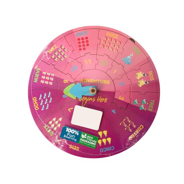 Reloj Rompecabezas Didáctico Princesa Disney 3a+ (COD000893)