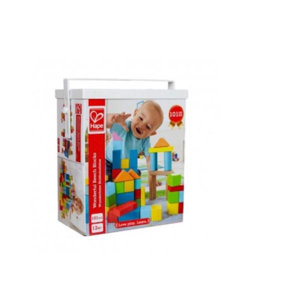 Bloques de Construcción de Madera 101 pzs 1-3a+