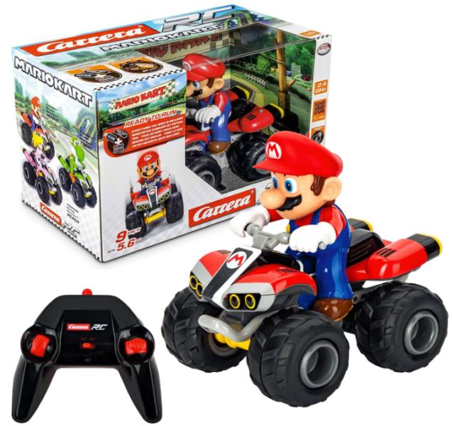 Vehiculo Cuadraciclo R/C de Mario Kart Mario Bros 6a+ (370200996)   (10554)