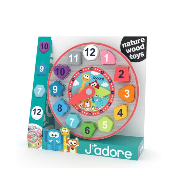 Reloj de Colores de Encajar para Aprender la Hora 2a+