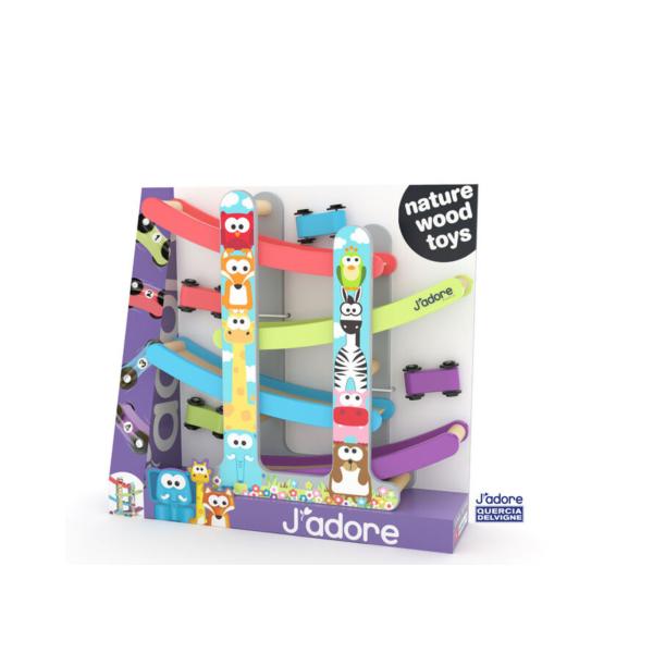 Pista de Carreras de Madera 1 1/2a+