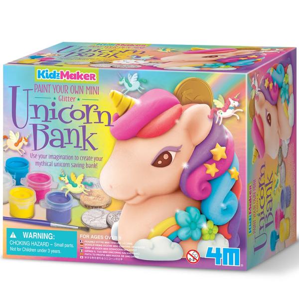 KidzMaker Pinta tu Propia Mini Alcancia de Unicornio 8a+