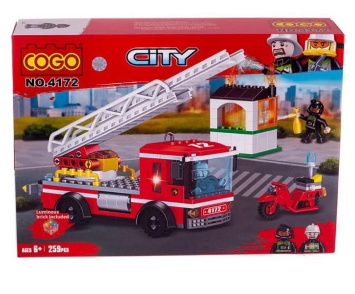 Camión de Bomberos de Armar 259 pzs 6a+