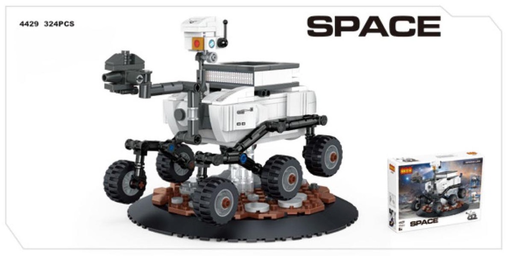 Vehiculo Mars Rover Space Armable 326pzs 6a+