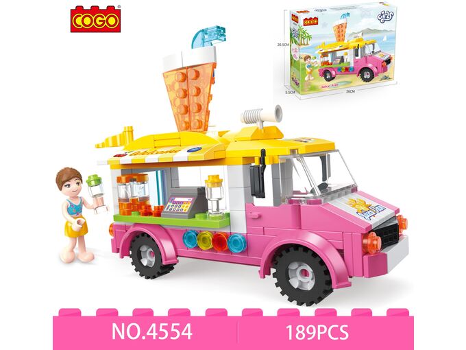 Camioneta de Jugos Armable 189pzs 6a+
