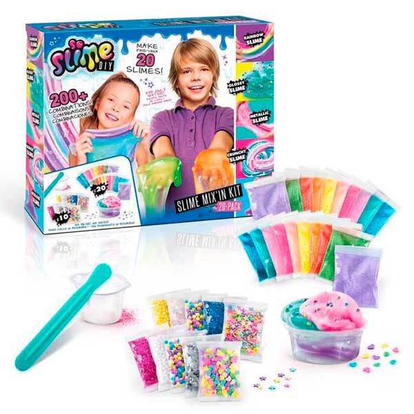 Slime Mix Diy 200 Combinaciones Set 20 6a+