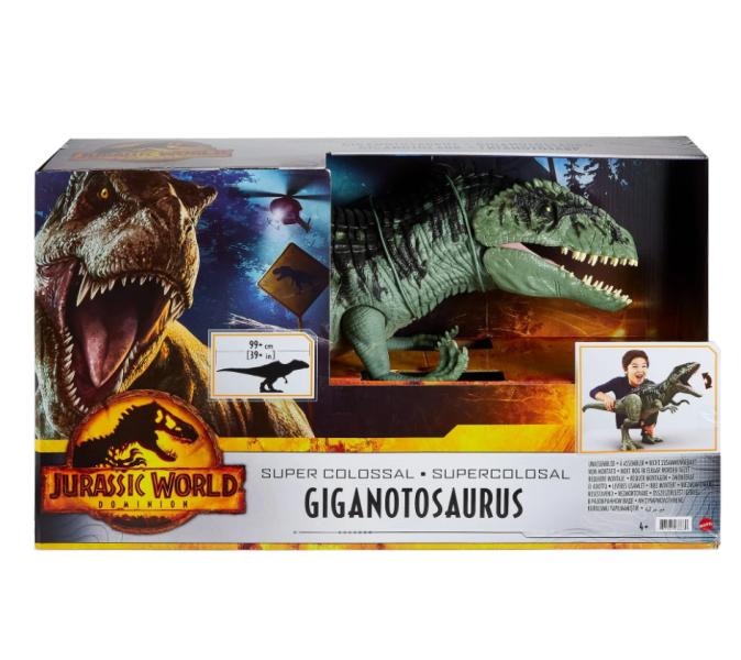 Figura Jurassic World Giganotosaurus T-Rex 4a+