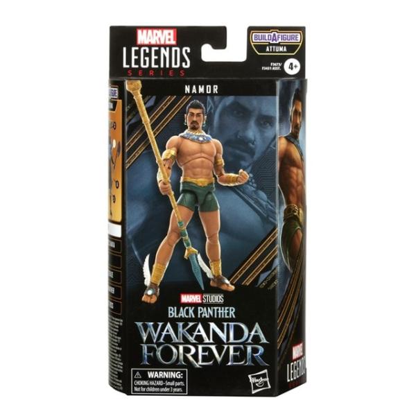 Figura Marvel Legends Black Panter Wakanda Forever Namor 4a+