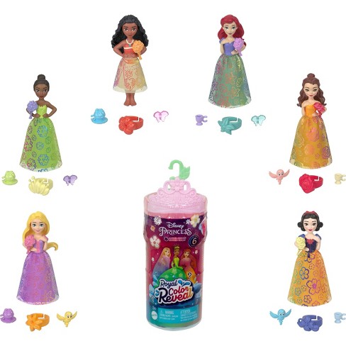 Muñecas Disney Princesas Royal Color Reaveal Sorpresa 3a+